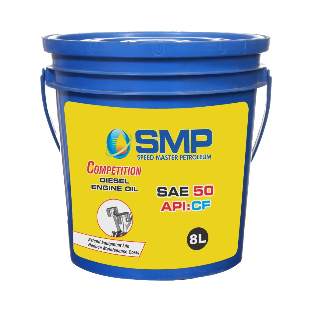 SMP CF-50 engine oil for diesel engines providing reliable lubrication and protection